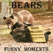Bears funny moments (Wall Calendar 2020 300 × 300 mm Square)