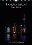 Shanghai Lujiazui Night Skyline (Wall Calendar 2020 DIN A4 Portrait)