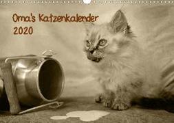 Oma's Katzenkalender 2020 (Wandkalender 2020 DIN A3 quer)