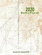 2020 Weekly Planner: Boulder City, Nevada (1958): Vintage Topo Map Cover