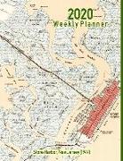 2020 Weekly Planner: Stone Harbor, New Jersey (1944): Vintage Topo Map Cover