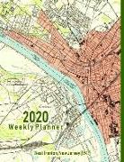 2020 Weekly Planner: West Trenton, New Jersey (1947): Vintage Topo Map Cover