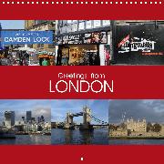 Greetings from LONDON (Wall Calendar 2020 300 × 300 mm Square)