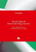 Special Topics in Renewable Energy Systems