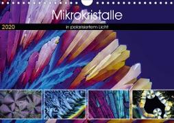 Mikrokristalle in polarisiertem Licht (Wandkalender 2020 DIN A4 quer)