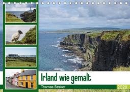 Irland wie gemalt (Tischkalender 2020 DIN A5 quer)