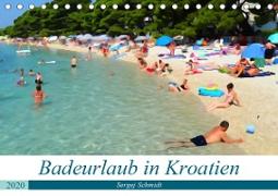 Badeurlaub in Kroatien (Tischkalender 2020 DIN A5 quer)