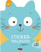 Kreativ Kids - Sticker-Malbuch Tiere