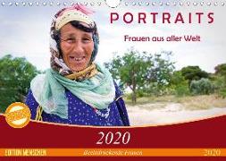 PORTRAITS - Frauen aus aller Welt (Wandkalender 2020 DIN A4 quer)