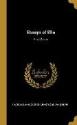 Essays of Elia: First Series