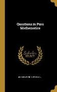 Questions in Pure Mathematics