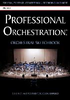 Professional Orchestration 16-Stave Unruled Orchestral Sketchbook