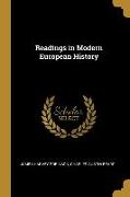 Readings in Modern European History
