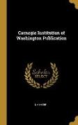 Carnegie Institution of Washington Publication