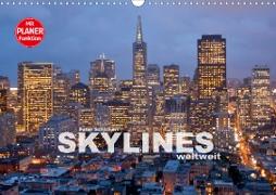 Skylines weltweit (Wandkalender 2020 DIN A3 quer)