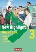 New Highlight, Allgemeine Ausgabe, Band 3: 7. Schuljahr, Workbook - Lehrerfassung (mit CD-ROM und Text-CD)