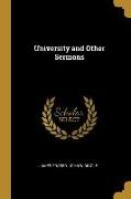 University and Other Sermons