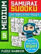 Medium Samurai Sudoku: 200 Perplexing Puzzles