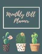 Monthly Bill Planner: Weekly and Monthly Budget Planner Expense Tracker Notebook (Volume 5)