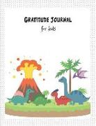 Gratitude Journal for Kids: 8.5x11 110 Pages Dinosaur Gratitude Journal with Prompts for Boys & Girls Sketchbook for Drawing, Sketching & Doodling