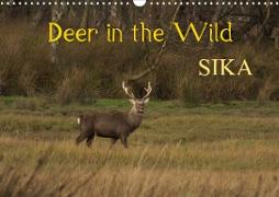 Deer in the Wild Sika (Wall Calendar 2020 DIN A3 Landscape)