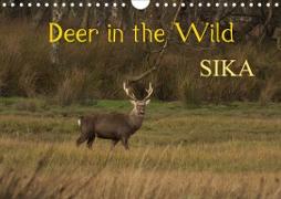 Deer in the Wild Sika (Wall Calendar 2020 DIN A4 Landscape)