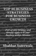 Top 20 Business Strategies for Business Growth