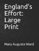 England's Effort: Large Print