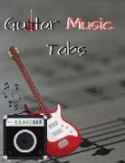 Guitar Music Tabs: 8.5inx11in 100 Pages