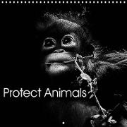 Protect Animals (Wall Calendar 2020 300 × 300 mm Square)