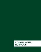 Cornell Notes Notebook: British Racing Green Notebook Supports a Proven Way to Improve Study and Information Retention