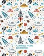 Cornell Notes Notebook: Space Theme Stem Notebook Supports a Proven Way to Improve Study and Information Retention