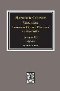 Hancock County, Georgia Inferior Court Minutes, 1800-1808