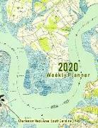 2020 Weekly Planner: Charleston Neck Area, South Carolina (1948): Vintage Topo Map Cover