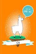 Lea - Es Ist Eine Lama-Welt: Personalisiertes Lama Buch Mit Namen Auf Dem Cover Und Im Innenteil