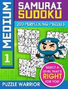 Medium Samurai Sudoku: 200 Perplexing Puzzles