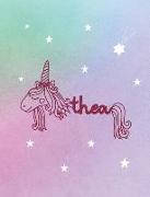 Thea: Unicorn Name Notebook