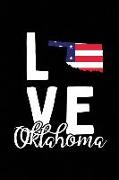 I Love Oklahoma: Notebook Blank Lined College Ruled Journals