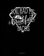 You Had Me at Breakfast Tacos: Meal Planner