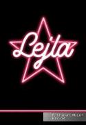 Lejla Punktraster Notizbuch Pink Star: Personalisiert Mit Namen I Personalized Journal Notebook