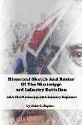 Historical Sketch and Roster of the Mississippi 3rd Infantry Battalion: Aka the Mississippi 45th Infantry Regiment