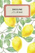 Juggling Journal: Cute Yellow Lemon Tropical Dotted Grid Bullet Journal Notebook - 100 Pages 6 X 9 Inches Log Book