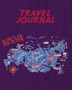 Travel Journal: Map of Russia. Kid's Travel Journal. Simple, Fun Holiday Activity Diary and Scrapbook to Write, Draw and Stick-In. (Ru