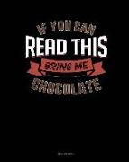 If You Can Read This Bring Me Chocolate: Meal Planner