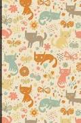 Notizbuch: Katzen Cover Design / 120 Seiten / Liniert / Din A5 + (15,24 X 22,86 CM) / Soft Cover / Optimal ALS Tagebuch, Bullet J