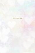 Journal: Holographic Effect Notebook: 120-Page Lined - Pink Pastel Pearl Unicorn