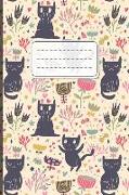 Notizbuch: Katzen Cover Design / 120 Seiten / Kariert / Din A5 + (15,24 X 22,86 CM) / Soft Cover / Optimal ALS Tagebuch, Bullet J