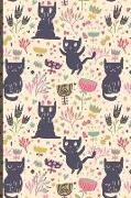 Notizbuch: Katzen Cover Design / 120 Seiten / Kariert / Din A5 + (15,24 X 22,86 CM) / Soft Cover / Optimal ALS Tagebuch, Bullet J