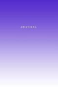 Journal: 120-Page Lined Notebook - Purple Gradient