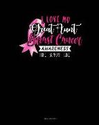 I Love My Great Aunt Breast Cancer Awareness Hope Support Cure: Meal Planner